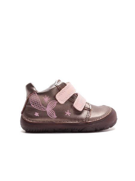 Dětské barefoot celoroční boty D.D.STEP S073-62321 svítící mořská panna
