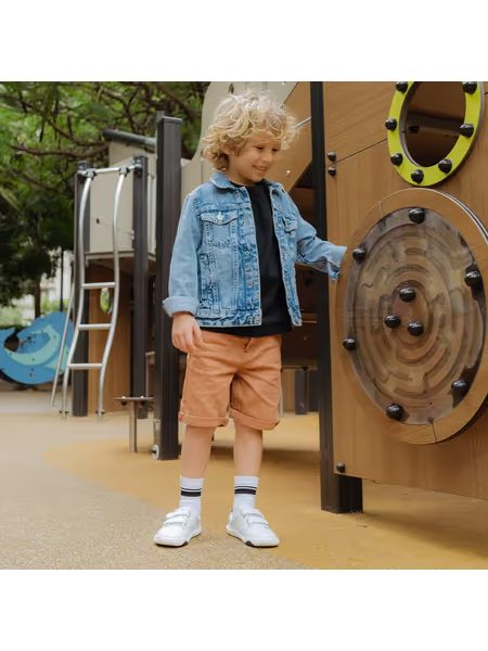 Dětské Barefoot Tenisky GROUNDIES UNIVERSE KIDS Bílo Černé