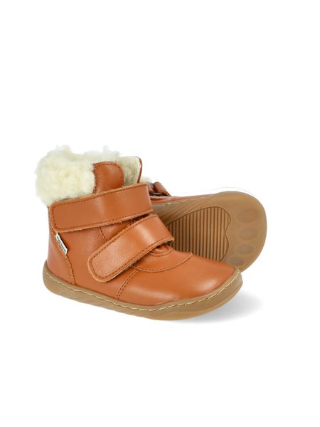 PEGRES ZIMNÍ SKINNY SBF42 Hnědá | Dětské zimní zateplené barefoot boty 5