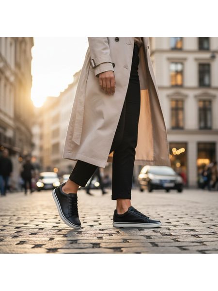 Barefoot Tenisky GROUNDIES® Galaxy Černé