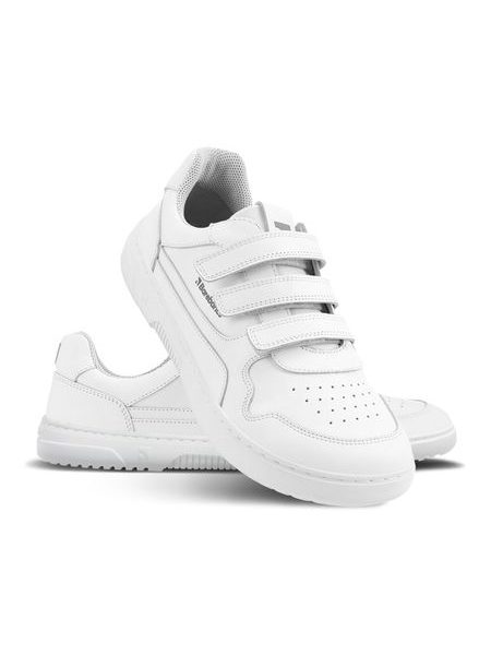Barefoot sneakers voor dames en heren Barebarics Zing Velcro wit
