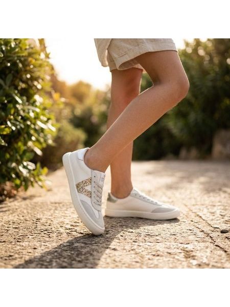 Dámske Barefoot Tenisky VICTORIA OLMO FANTASIA sivé
