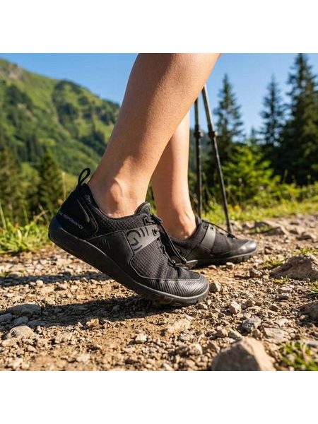 Barefoot Outdoorové Boty GROUNDIES® Chamonix TR Low Černé