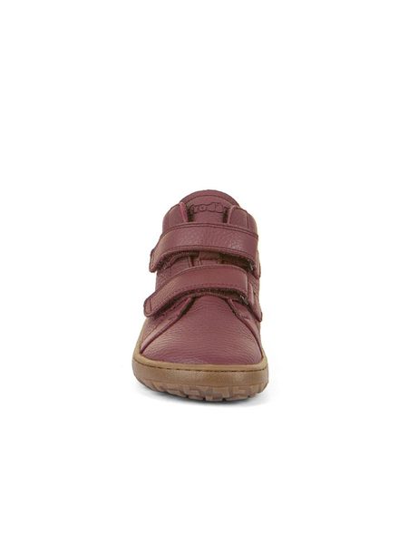 Dětské celoroční barefoot boty FRODDO AUTUMN vínové