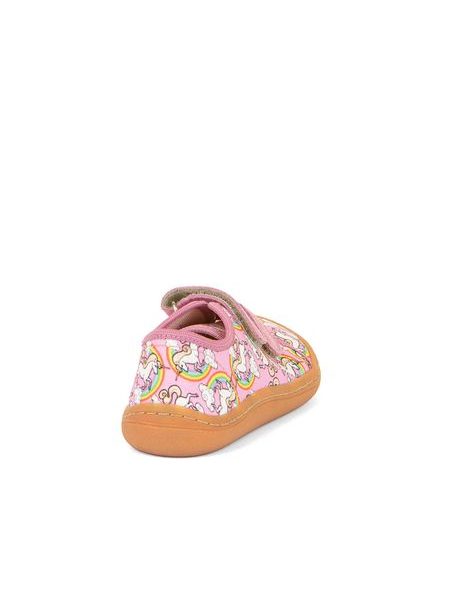 FRODDO SNEAKER CANVAS White/Pink | Dětské barefoot tenisky
