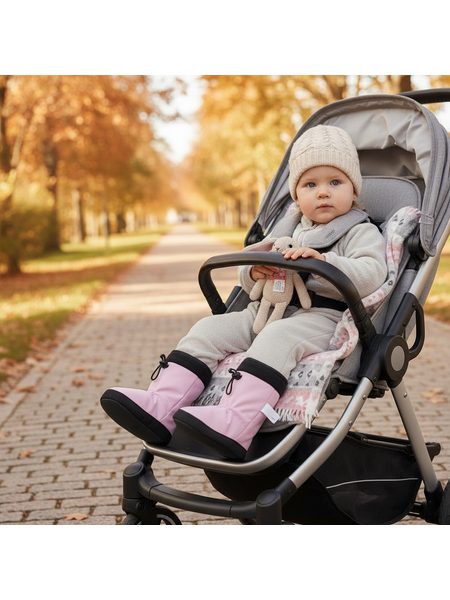 REIMA ANTURA Pale Rose | Dětské barefoot návleky na nohy