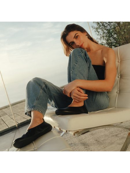 Dámské Barefoot Baleríny GROUNDIES® Ballet 2.0 Černé