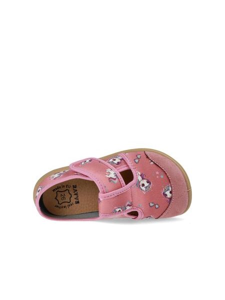Papuci Barefoot pentru Copii RAYVE JOY Pink Unicorn