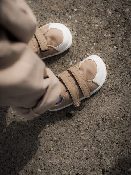 Ténis barefoot de criança Be Lenka Canvi Kids castanho-claro