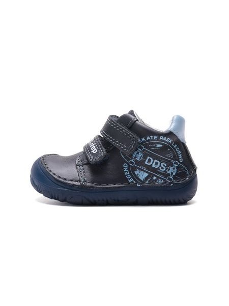Dětské barefoot celoroční boty D.D.STEP S073-62313A svítící skateboard - boční pohled