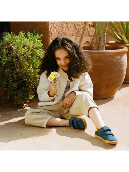 Dětské Barefoot Tenisky GROUNDIES® Malmö Modré