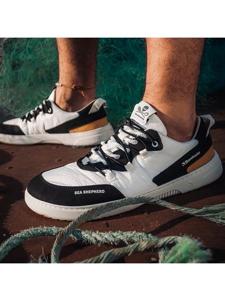 Ténis barefoot Barebarics Revive X Sea Shepherd - Orca preto
