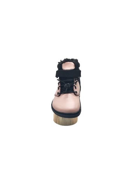 Dětské Barefoot Zimní boty PEGRES BF40 0.1 růžové