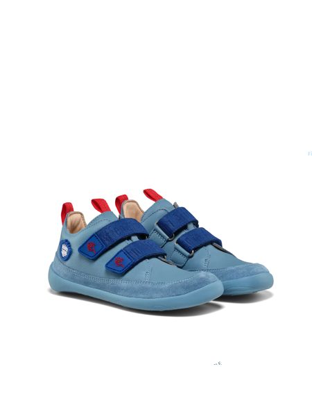 AFFENZAHN SNEAKER LEATHER BUDDY SHARK Blue | Dětské barefoot tenisky  3