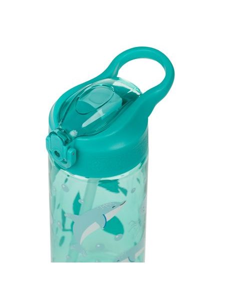 BAAGL Tritanová láhev na pití s brčkem Delfín 500 ml