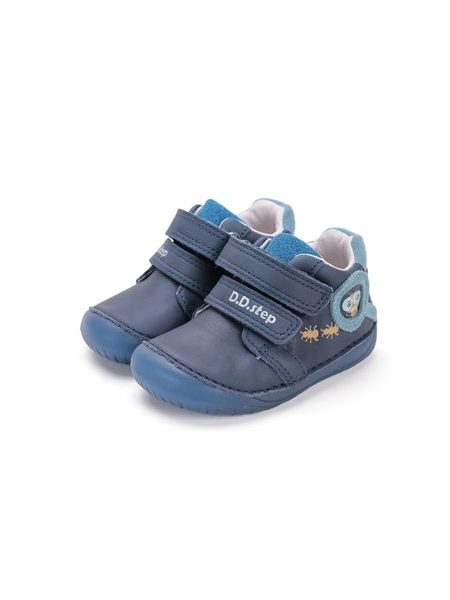 Dětské barefoot tenisky D.D.STEP S070-52576 Světle Modrá svítivá
