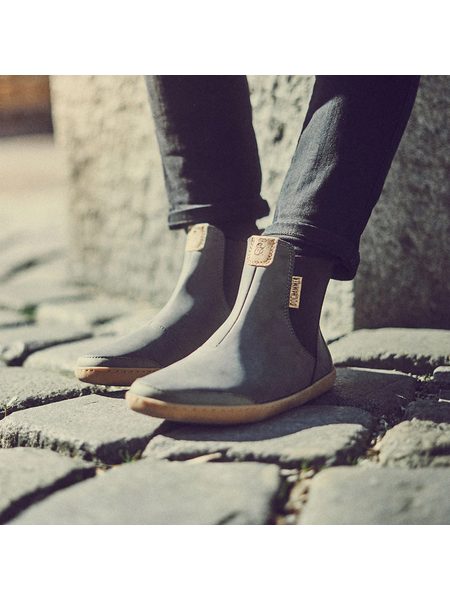 DOGHAMMER TERRAR CHELSEA VEGAN Grey | Barefoot chelsea boty
