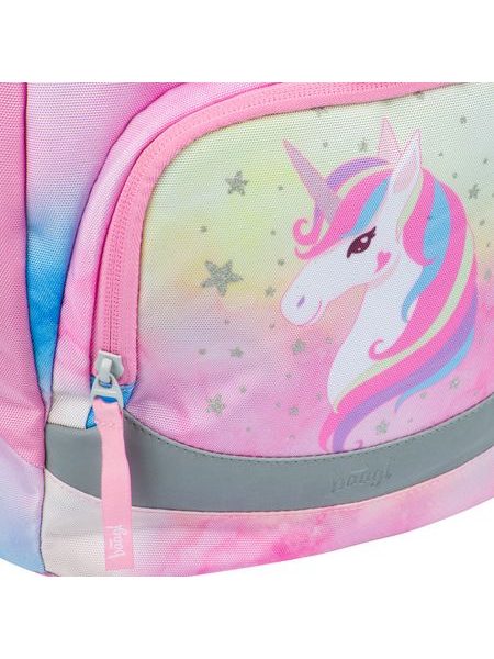 BAAGL Školní batoh Airy Rainbow Unicorn