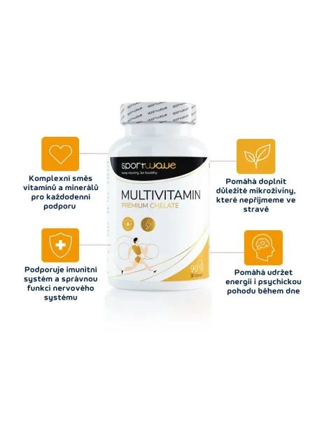 MULTIVITAMIN PREMIUM CHELATE – Širokospektrální multivitamín