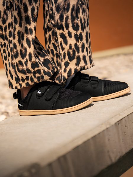 Adidași barefoot pentru copii Be Lenka Bounty Junior negri