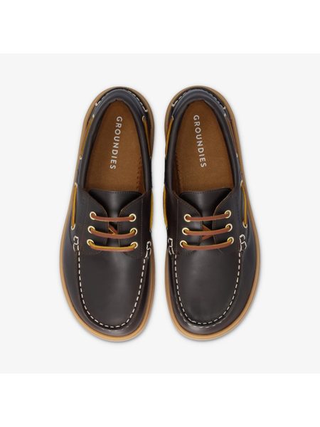 Barefoot Polobotky GROUNDIES® Tide Čokoládové