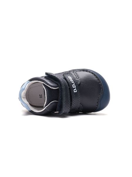 Dětské barefoot celoroční boty D.D.STEP S073-62313A svítící skateboard - pohled zepředu