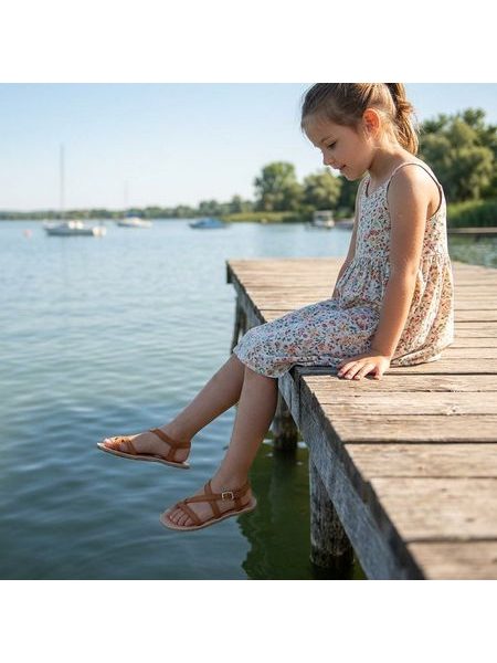 Barefoot Sandály FRODDO SANDAL FLEXY W koňakové