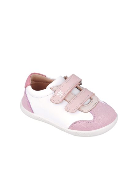GARVALÍN TENISKY CASUAL White/Pink | Dětské barefoot tenisky 3