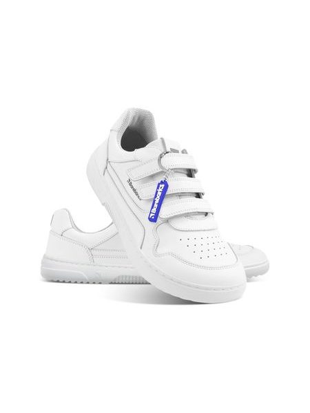 Barefoot sneakers voor dames en heren Barebarics Zing Velcro wit