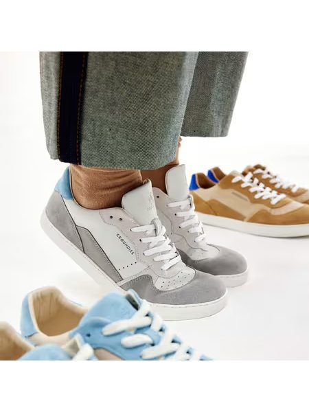 Barefoot Tenisky GROUNDIES® Nova GS1 Nebesky Bílá