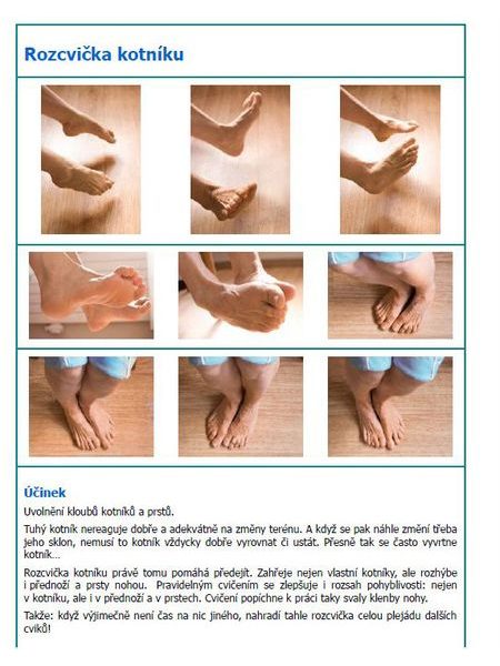 Cviky pro nohy – Základní kurz on-line