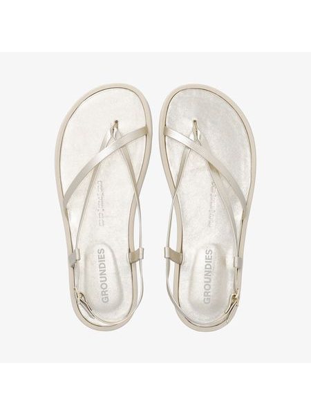 Dámské Barefoot Sandály GROUNDIES® Maya Champagne