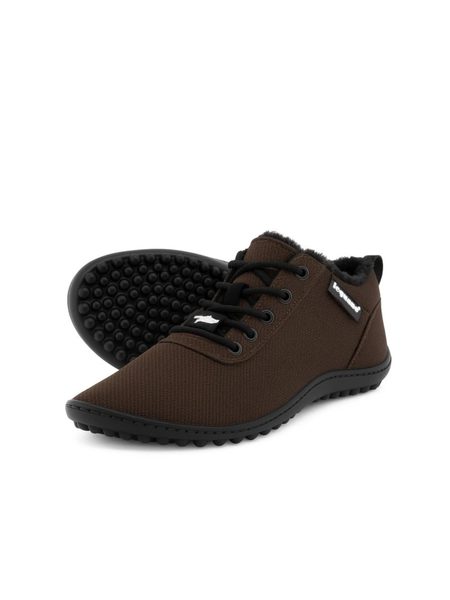 LEGUANO GALAXO Hnědé | Zateplené barefoot boty