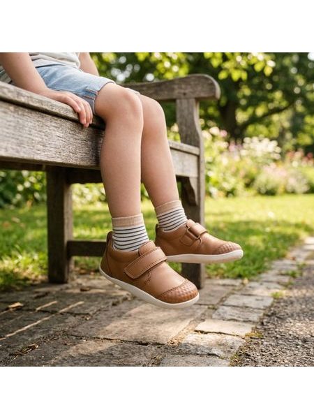 BOBUX XPLORER GO Caramel | Dětské barefoot tenisky