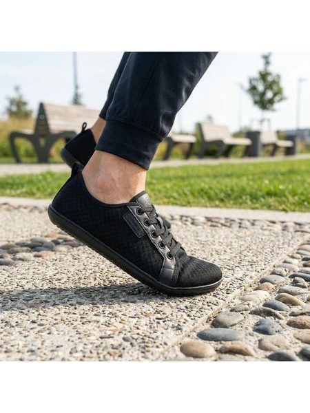 GROUNDIES® Flex Černé | Barefoot tenisky