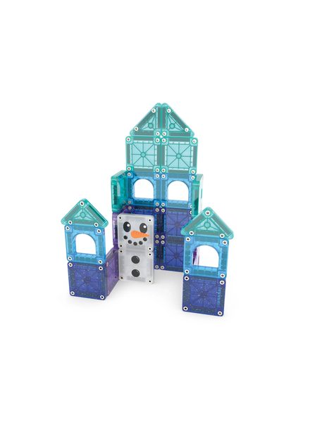 MAGNETICKÁ STAVEBNICE MICROMAGS WINTER WONDERLAND TRAVEL SET 26 DÍLŮ