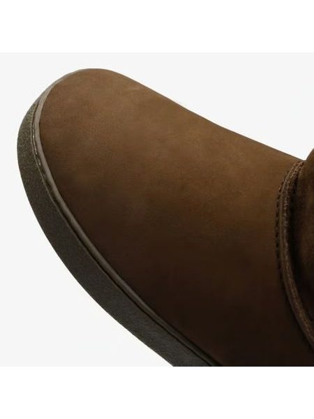 Dámské Barefoot Zateplené Boty GROUNDIES® COZY BOOT LOW Čokoládové