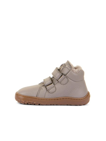 FRODDO ZIMNÍ FURRY Light Grey | Dětské zimní zateplené barefoot boty