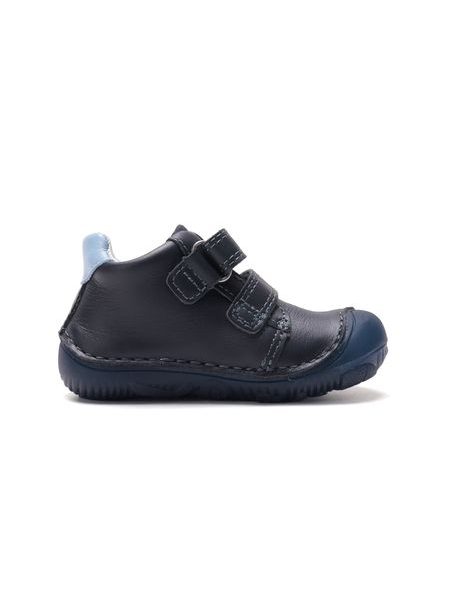 Dětské barefoot celoroční boty D.D.STEP S073-62313A svítící skateboard - detail suchých zipů