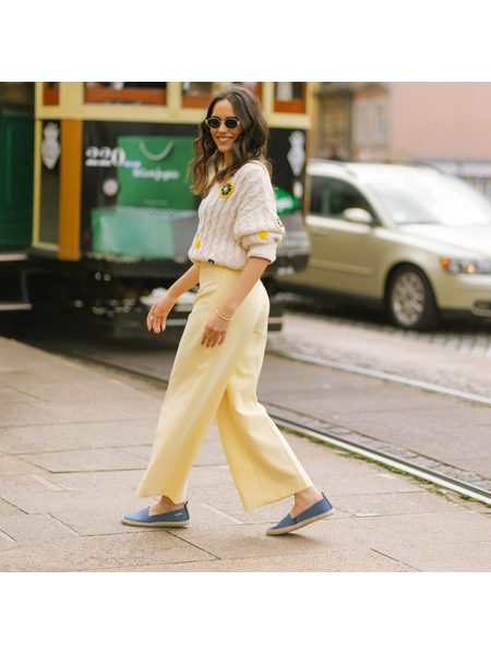 SHAPEN ESPADRILKY PLAYA Wide Indigo | Dámské barefoot espadrilky