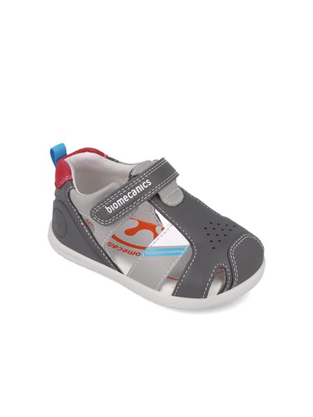 BIOMECANICS SANDÁLY WIDER Grey | Dětské barefoot sandály