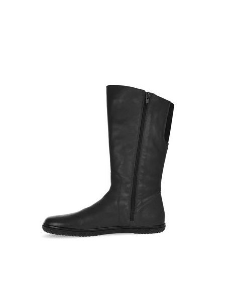 Kozaki barefoot damskie ANGLES MAIRA 2.0, czarne