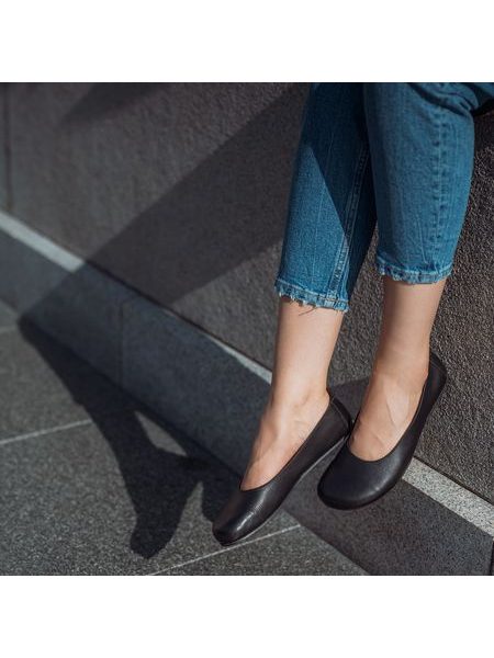 ANGLES ANTIOPA Black | Dámské barefoot baleriny