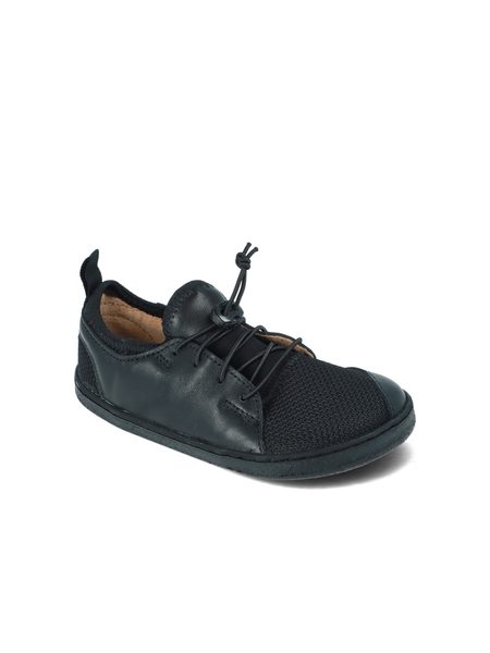 PEGRES TENISKY JUNIOR BF53 0.1 Black | Dětské barefoot tenisky