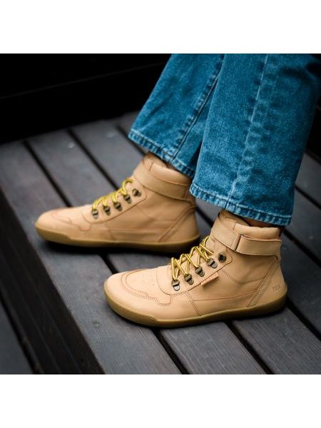 CRAVE GLASGOW 2.0 Cognac | Kotníkové barefoot boty