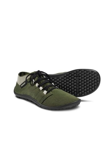 LEGUANO BEAT Olive | Barefoot tenisky