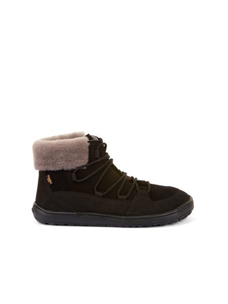 FRODDO UP FURRY W TEX Black | Zimní zateplené barefoot boty