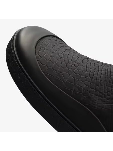 Dámské Barefoot Chelsea GROUNDIES® SIENNA Černé/Krokodýl