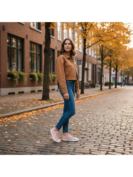 Dámské Barefoot Tenisky GROUNDIES® Lima Lososové