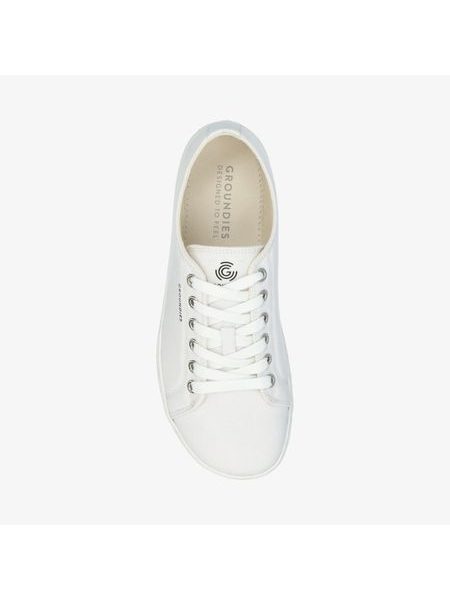 GROUNDIES® Lima Bílé | Barefoot tenisky